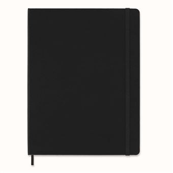 Carnet Pro Format XL Moleskine Couverture Rigide Noir