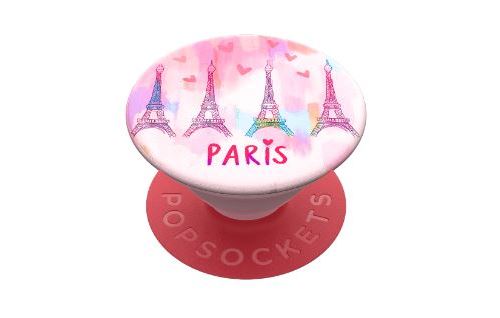 Grip PopSockets Paris Love Rose et Rouge