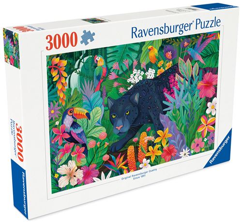 Puzzle 3000 pièces : Panthère dans la jungle Ravensburger France