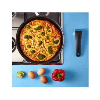 Casserole Tefal Batterie de cuisine 8 pieces Ingenio Easy Cook N Clean  Empilable Bleu paillete L1579802 - DARTY Guyane