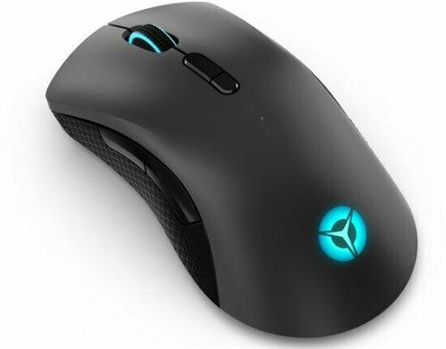 Lenovo Legion M600 Gaming Mouse - Muis - rechts- en linkshandig - optisch - 8 knoppen - draadloos, met bekabeling - Bluetooth, 2.4 GHz, USB 2.0 - USB draadloze ontvanger - zwart, ijzergrijs - voor IdeaCentre 5 14; IdeaCentre Gaming 5 17; Legion 5 15; 5 Pr