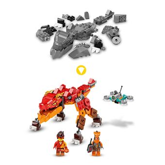 LEGO® NINJAGO® 71762 Le dragon de feu de Kai Évolution