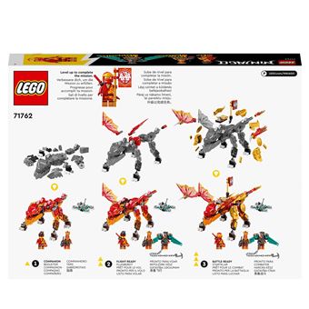 LEGO® NINJAGO® 71762 Le dragon de feu de Kai Évolution