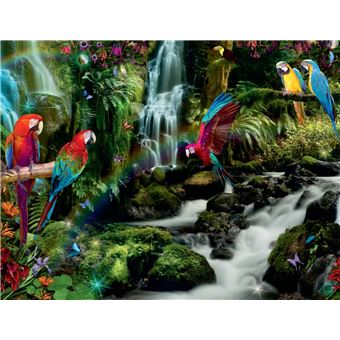 Puzzle 2000 pièces Ravensburger Le paradis des perroquets