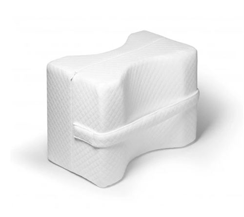 Coussin ergonomique pour repose-jambes et genoux Lifenaxx LX-026 Blanc