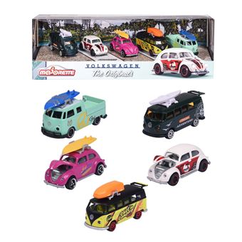 Voitures Majorette Volkswagen The Originals Giftpack 5 pièces