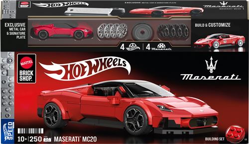 Mega jeu de construction Hot Wheels Maserati MC20 - vue 3