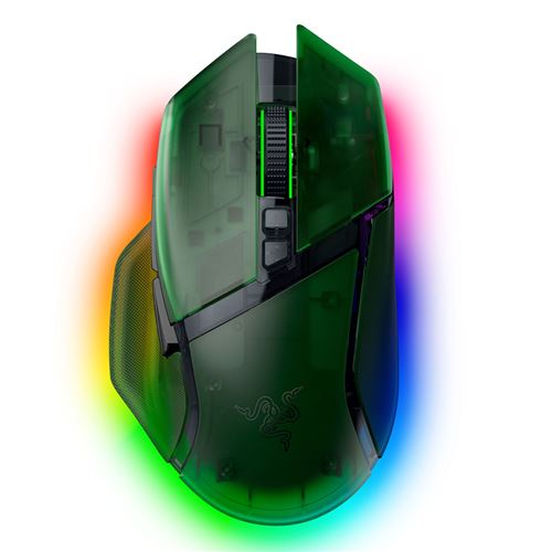 Souris sans fil gaming Razer Basilisk V3 Pro Phantom Green Edition Vert et Noir