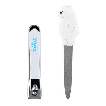 Coupe-ongle et lime Miniso We bare bears Polaire