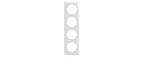 Legrand Blanc Plaque Neutre 4 Poste Celiane 068634