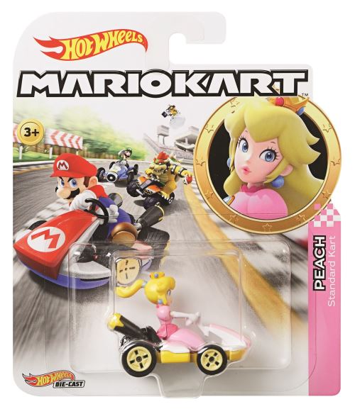 Voiture Hot Wheels Véhicule Mario Kart Peach