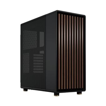 Fractal Design North - Mid tower - ATX - geen voeding (ATX) - houtskoolzwart - USB/Audio - 1