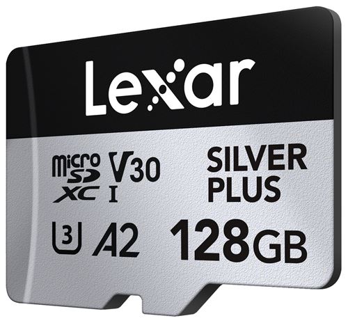 Lexar - Carte Mémoire Micro SDXC - 128 Go - 205MB/s - Silver - Image 3