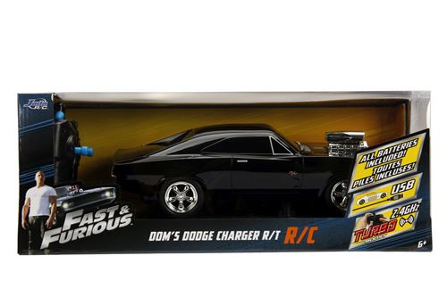 Voiture radiocommandée Jada Fast and Furious Dodge Charger Noir