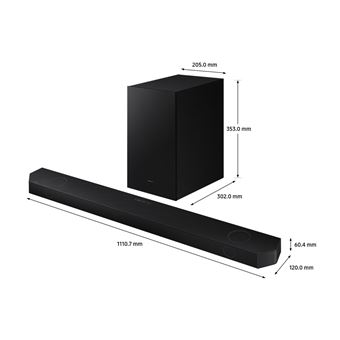 Barre de son Samsung HW-Q700B Dolby Atmos 3.1.2 Noir