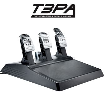 T3PA - Large Pédalier 3 Pédales pour Volants Thrustmaster « T Series »