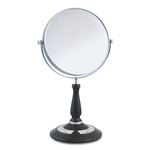 Miroir sur pied avec tête inclinable 360° Okoia G X10 Noir et argent