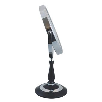 Miroir sur pied avec tête inclinable 360° Okoia G X10 Noir et argent