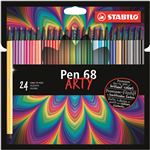 Pack de 24 feutres de dessin Stabilo Arty Pen 68