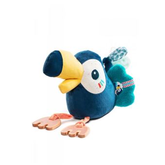 Peluche Lilliputiens Pablo Toucan multi-activités