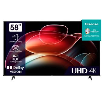 TV LED Hisense 58A6K 147 cm 4K UHD Smart TV Noir - 1