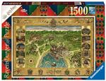 Puzzle 1500 pièces Ravensburger Harry Potter La carte de Poudlard