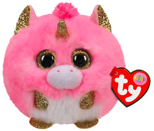 Peluche Ty Puffies Fantasia la licorne Peluche Achat prix fnac