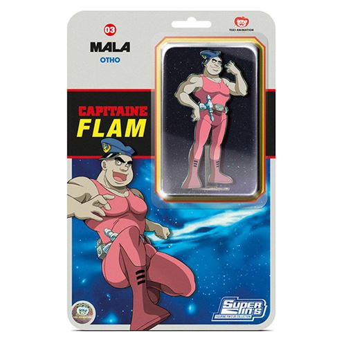 Figurine SP Collection Capitaine Flam Pin's Blister Card Mala 10,5 cm - Sp Collection