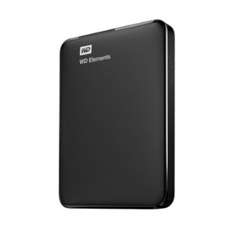 Disque dur externe WD Elements portable 2TB noir - Cadeaux Et Hightech