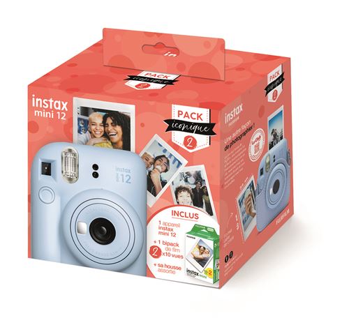Appareil Photo Instantané Fujifilm Instax Mini 12 – 86 x 54 mm, Mode Selfie - vue 2