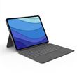 Etui clavier Logitech Combo Touch pour iPad Pro 12,9 pouces 5e et 6e générations Gris