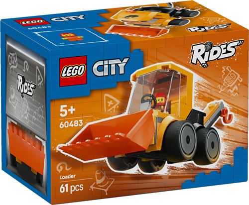 LEGO® City 60483 Véhicules La chargeuse de chantier - vue 1