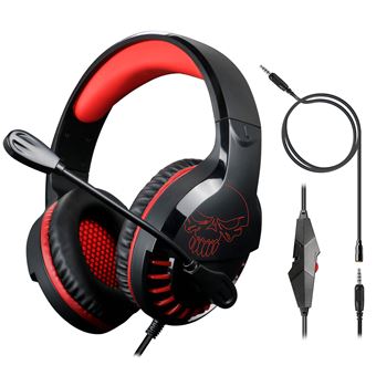 Casque Gaming Spirit of Gamer Pro-SH3 pour Nintendo Switch Noir et rouge