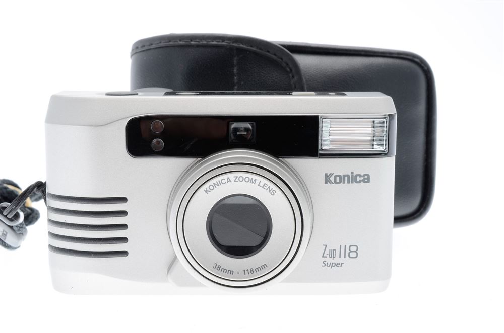 Appareil photo compact argentique Konica ZUp 118 Super silver — free download
