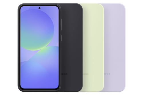 COQUE SILICONE POUR SAMSUNG GALAXY A36 5G NOIR - JAYM® POP (JMPOPSIL120