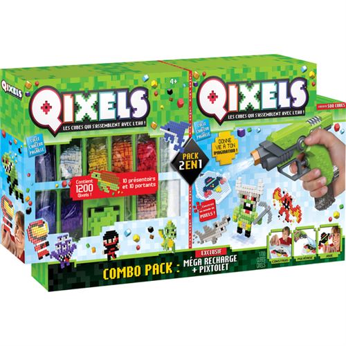 Combo Pack Qixels Pixtolet avec méga recharge LS