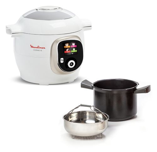 Mijoteur Moulinex Cookeo+ CE85BA10 1600 W Blanc État correct - Moulinex reconditionné disponible sur Fnac