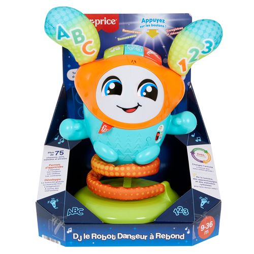 Jeu d'éveil Fisher Price DJ Le Robot Danseur à Rebond État correct - Fisher-Price reconditionné disponible sur Fnac