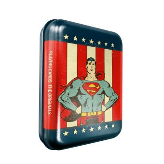 Pack de 54 cartes Shuffle Metal Vintage Superman