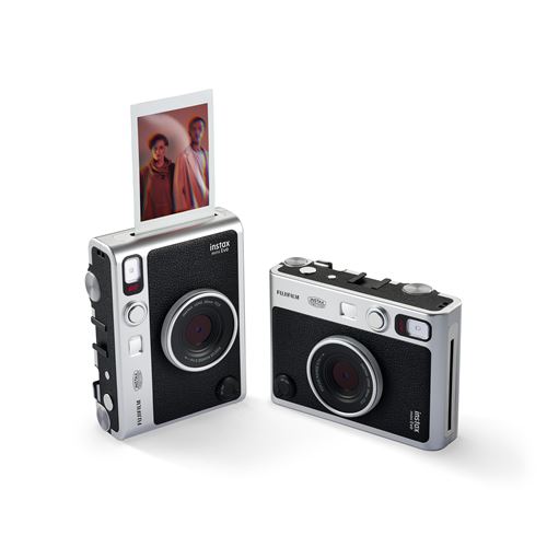 Fujifilm Instax Mini EVO Appareil photo à développement instantané noir  Bluetooth, batterie intégrée, avec flash int - Conrad Electronic France