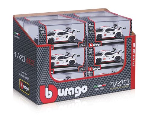 Voiture Bburago 1/43 Race Collection Crystal Modèle aléatoire - Bburago