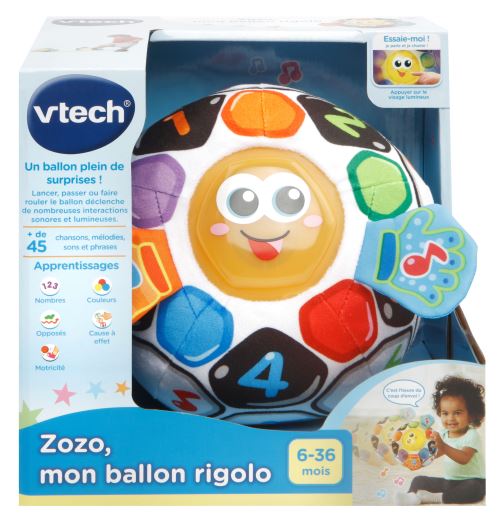 Ballon Musical Zozo Vtech Baby Jeu Decouverte Achat Prix Fnac