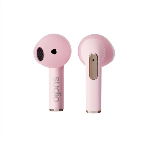 Ecouteurs intra-auriculaires sans fil Bluetooth Sudio N2 Rose