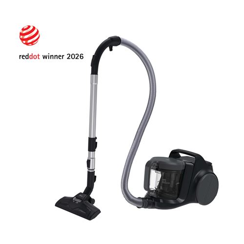 Aspirateur avec Sac Hoover Traineau Sans Sac Hp210P Spécial Animaux Noir Gris