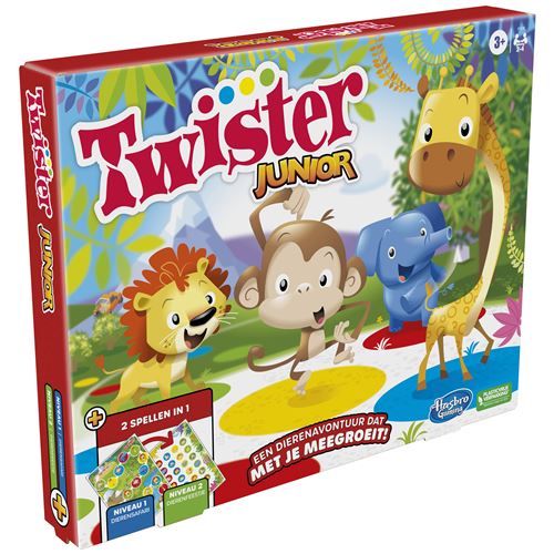 Twister Junior Hasbro Gaming : King Jouet, Jeux d'ambiance Hasbro Gaming -  Jeux de société