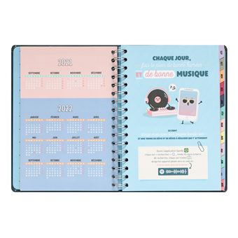 Agenda scolaire Mr. Wonderful 2021 2022 Classique Semainier C’est ici que commencent mes grandes réussites