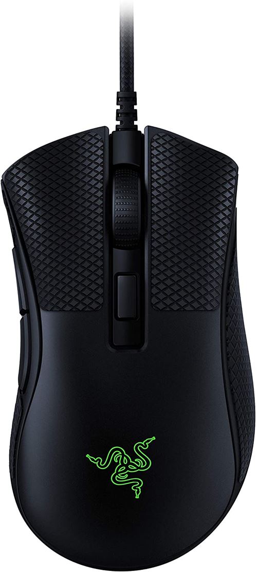 Souris Gaming filaire Razer Deathadder V2 Mini Noir + Grip Noir
