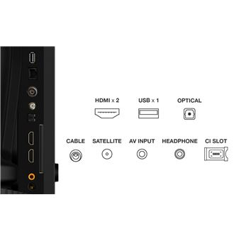 43S59K Qled Cadre sans bord 50Hz Full HD 109cm