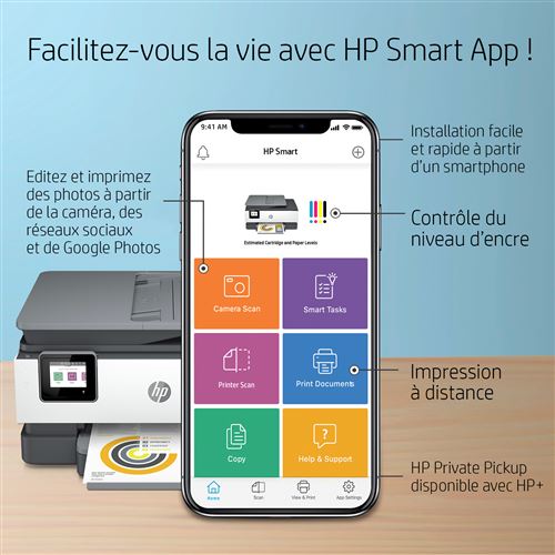 HP Officejet Pro 8024e All-in-One - imprimante multifonctions