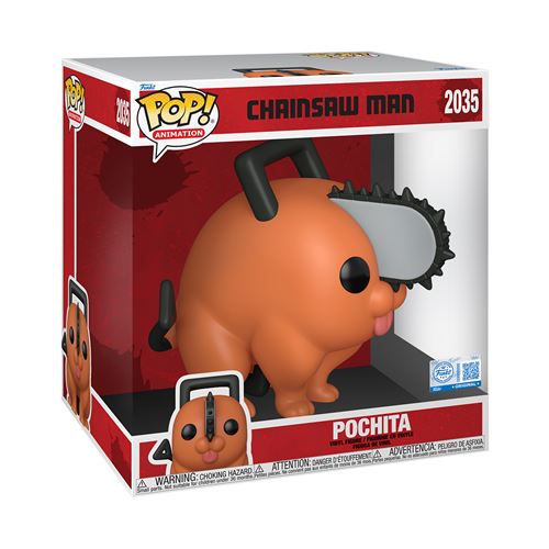 Figurine Funko Pop Jumbo Chainsaw Man Pochita - vue 1